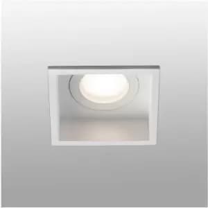 Faro Barcelona - Faro Hyde - White square Recessed Downlight IP44, GU10