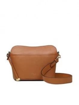 Radley Asher Way Medium Zip Top Cross Body Bag - Dark Butter