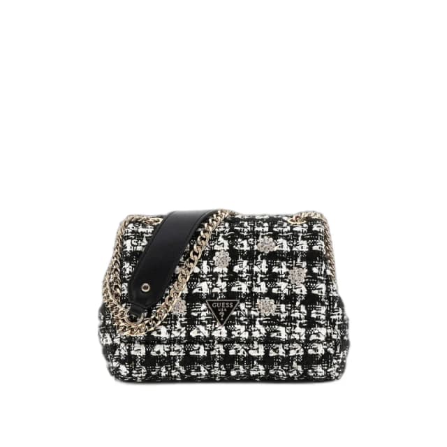 Guess Convertible Handbag For Her Guess Everlee Noir Female TU