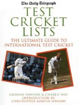 Test Cricket Lists by Graham Dawson Paperback