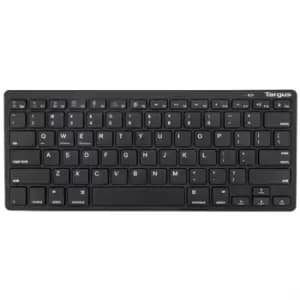Targus KB55. Keyboard form factor: Mini. Keyboard style: Straight. Device interface: Bluetooth Keyboard layout: QWERTY Recommended usage: Universal. P