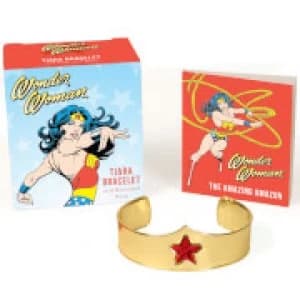 Wonder Woman Tiara Bracelet and Illustrated Book