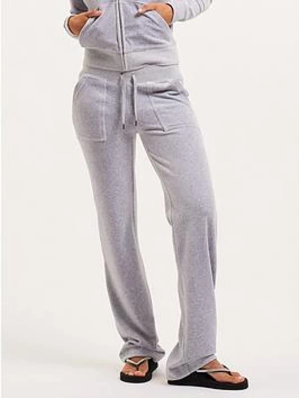 Juicy Couture Womens Del Ray Pant in Silver Size: Medium Silver Female M