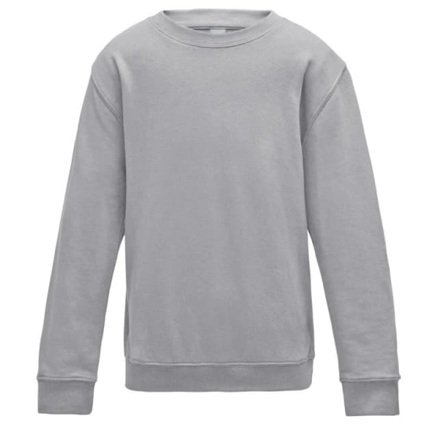 Awdis Just Hoods girls's Children's Sweatshirt in Grey
