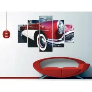 ST087 Multicolor Decorative MDF Painting (5 Pieces)