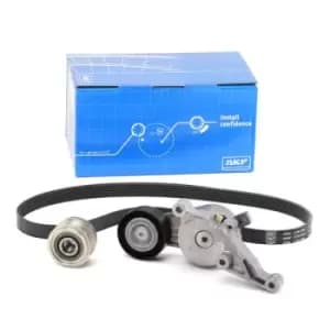 SKF V-ribbed belt set VW,AUDI,SKODA VKMAF 31054 021903119G,022903119A,022903119C 038903119A,038903119T,03G903137B,03G903315C,03G903315D,46801955