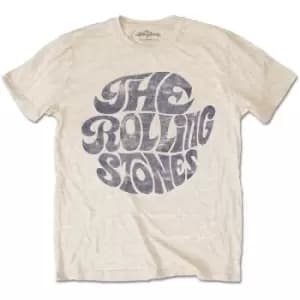 The Rolling Stones - Vintage 1970s Logo Unisex X-Large T-Shirt - Neutral