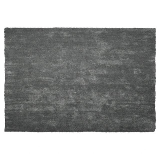 Beliani Shaggygy Rug Demre Dark Grey 140 X 200 Cm
