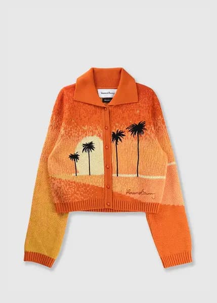 House Of Sunny Womens Golden Hour Cardigan In Multi