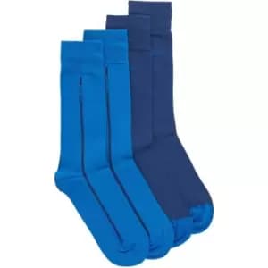 Boss Logo Strip Socks 2-Pack - Blue