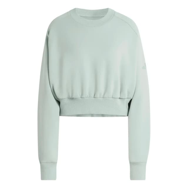 Adidas Sweatshirt woman adidas Soft Lux Vert Female L