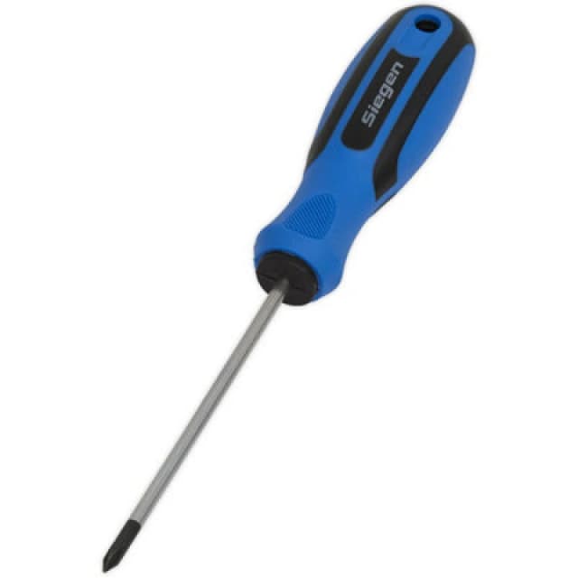 Loops Phillips 1 x 75mm Screwdriver with Soft Grip Handle - Chrome Vanadium Shaft Multi