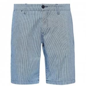 Jack Wills Newbiggin Low Rise Striped Chino Shorts - Navy/White