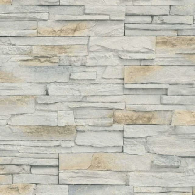 Erismann Select Grey Stones Wallpaper Feature Wall Realistic Natural Versatile