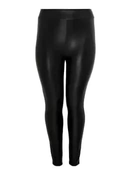 ONLY Curvy Coated Leggings Women Black