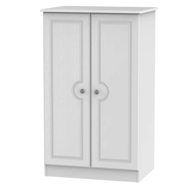 Welcome Furniture Welcome Furniutre Pembrey 2 Door Midi Robe - Ready Assembled PEM058W