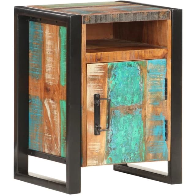 VIDAXL Bedside Cabinet 40x35x55cm Solid Reclaimed Wood Vidaxl 8720286104606