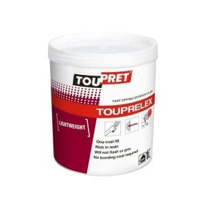 Toupret TOUPRELEX Exterior Fast Drying Lightweight Filler 1kg
