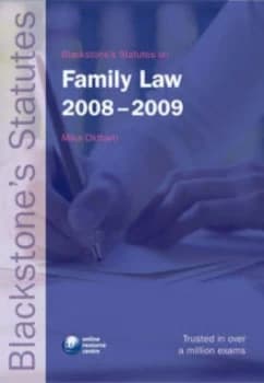 Family Law 2008-2009 by Mika Oldham Paperback