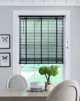 Little Black Book 50mm Venetian Blind - W90xL160cm - Black