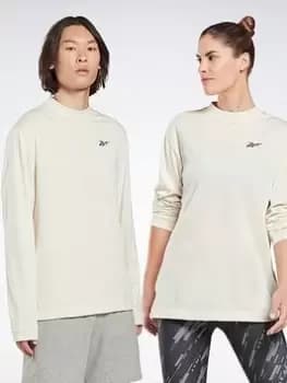 Reebok MYT Long-Sleeve Top Graphic T-Long-Sleeve Top, Grey Size XL Men