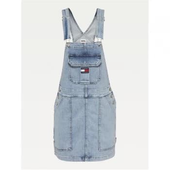 Tommy Jeans Cargo Dungaree Dress - 1AB TJ LEON LB