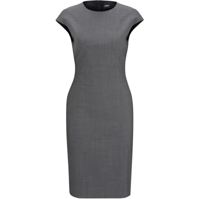 Boss Womens Dironah Tailored Fit Wrap Dress Open Misc female 4 (XXS)