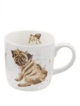 Royal Worcester Wrendale Pug Love Mug