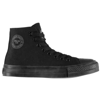 SoulCal Juniors Canvas Hi Tops - Black