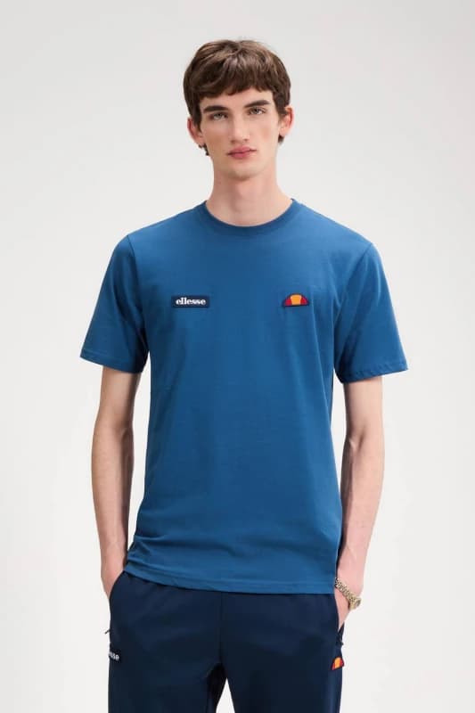 Ellesse Mens Floran Tee in Blue Size: 2XL Blue Male 2XL