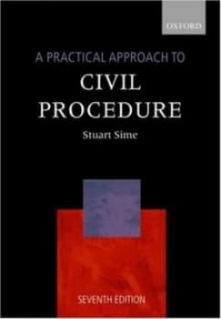 A Practical Approach to Civil Procedure by Stuart Sime Book