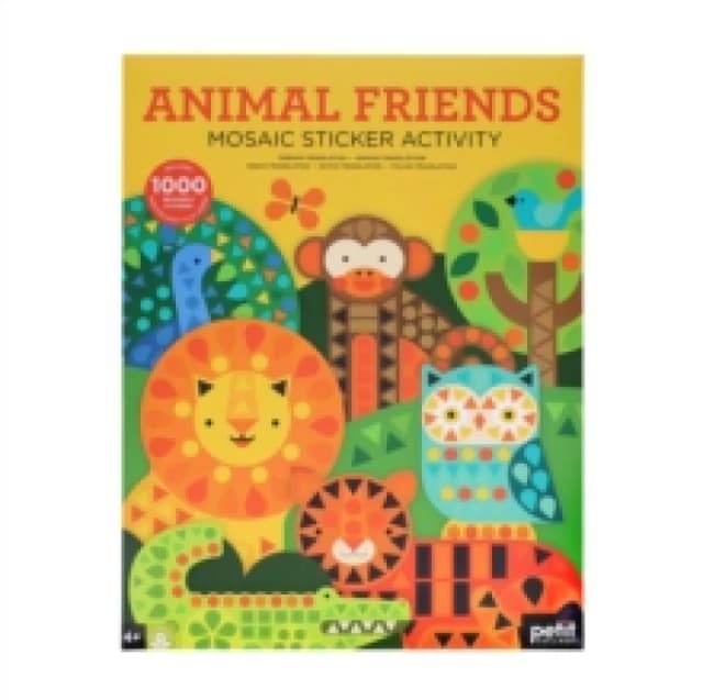 Mosaic Sticker Activity: Animal Friends Stickers