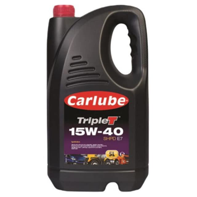 Carlube Triple T Saew 15W-40 Shpd E7 Commercial Engine Oil 5L 5 Litres