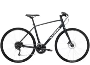 2023 Trek FX 2 Disc Hybrid Bike in Satin Nautical Navy