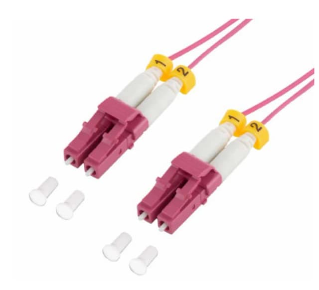 LogiLink FS4LC01 InfiniBand/fibre optic cable 1m LC LC/UPC Violet