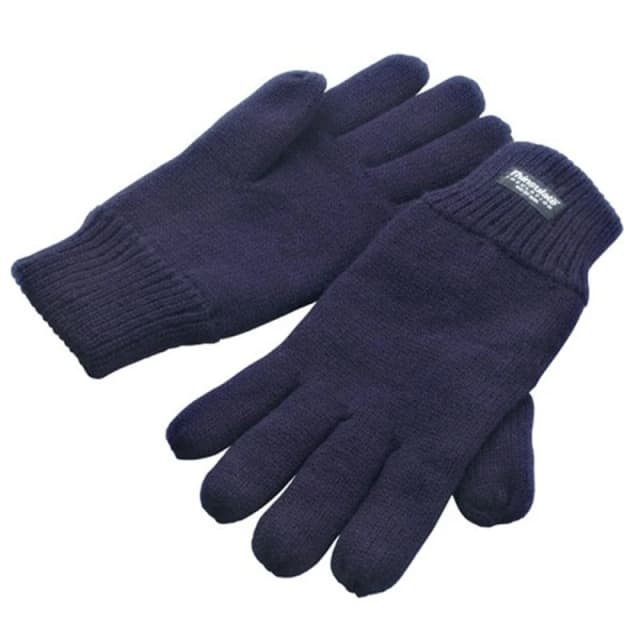 Result Result Men Lined Thinsulate Winter Gloves in Navy Size: 2X-large Navy XXL Male 5063693969356
