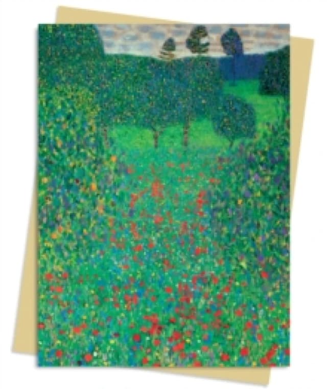 Gustav Klimt: Poppy Field Greeting Card Pack : Pack of 6 Cards