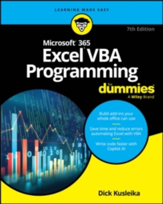 Microsoft 365 Excel VBA Programming For Dummies Paperback / softback