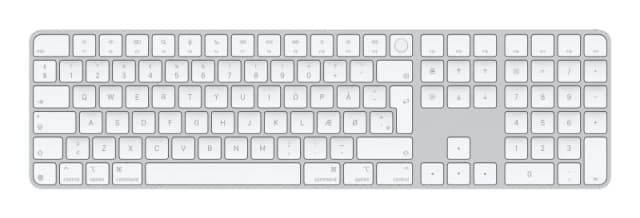 Apple Apple Magic keyboard Universal USB + Bluetooth QWERTY Danish White MXK73DK/A