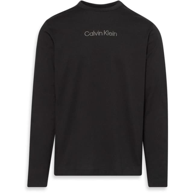 Calvin Klein Mens Crew T Long Sleeve T-Shirt Black male L