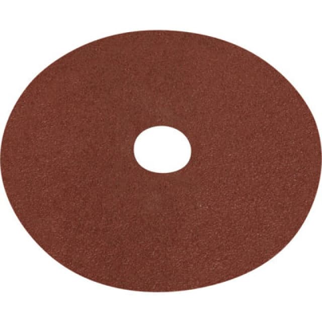 Loops 25 PACK 125mm Fibre Backed Sanding Discs - 40 Grit Aluminium Oxide Round Sheet Multi