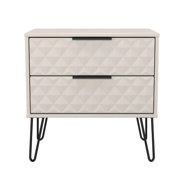 Swift Zayn Ready Assembled 2 Drawer Side Table Kashmir WPZJ1 Unisex