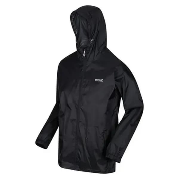 Regatta Mens Pack It III Waterproof Breathable Packable Jacket Coat XL - Chest 43-44' (109-112cm) BLACK RMW281-800-XL