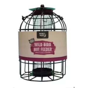 Natures Market 2 x Wild Bird Hanging Nut Feeder with Squirrel Guard