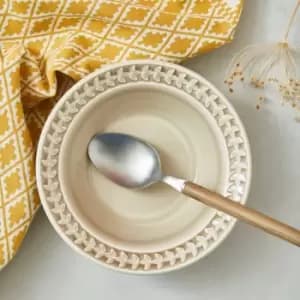 Portmeirion Set of 4 Botanic Garden Harmony Cereal Bowls Stone (Natural)