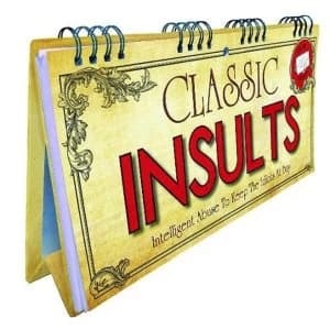 Classic Insults Flip Book Spiral bound 2015