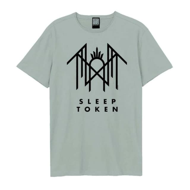 Amplified Mens Sleep Token Logo T-Shirt in Pale Blue Size: XS Pale Blue Male XS
