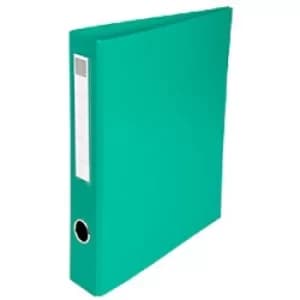 Exacompta Ringbinders PVC 4D Ring 40mm, S60mm, A4+, Green, Pack of 15