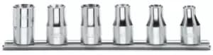 Beta Tools 920FTX/SB 6pc 1/2" Square Drive Torx Socket Rail Set 009200390