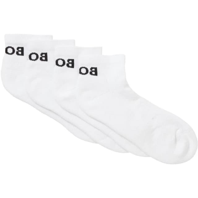 Boss 2 Pack Sport Ankle Socks - White White 6 - 12 Months